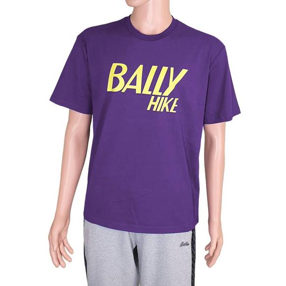 NEW BALLY men's hike logo t-shirt in admiral blue